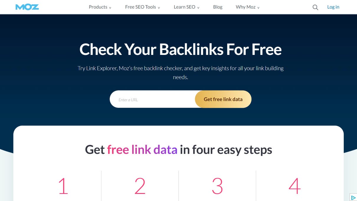 Free Backlink Checker - Moz Link Explorer